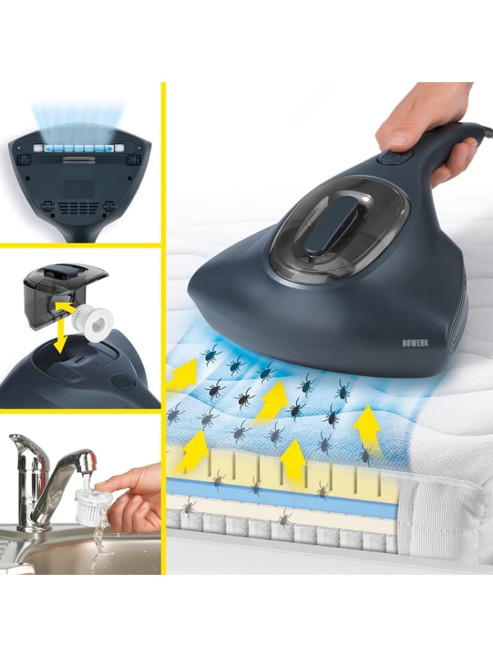 N8WERK Milben Sauger UV Licht Handstaubsauger Entferner Handsauger günstig kaufen onesize