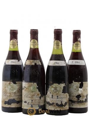 Côte de Nuits-Villages Reine Pedauque Clos des Langres  1984 - Lot de 4 Bouteilles