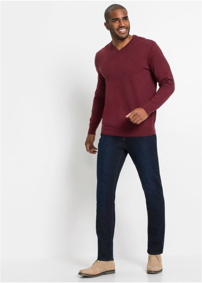Regular Fit Multi-Stretch-Jeans m. Komfortbund Straight