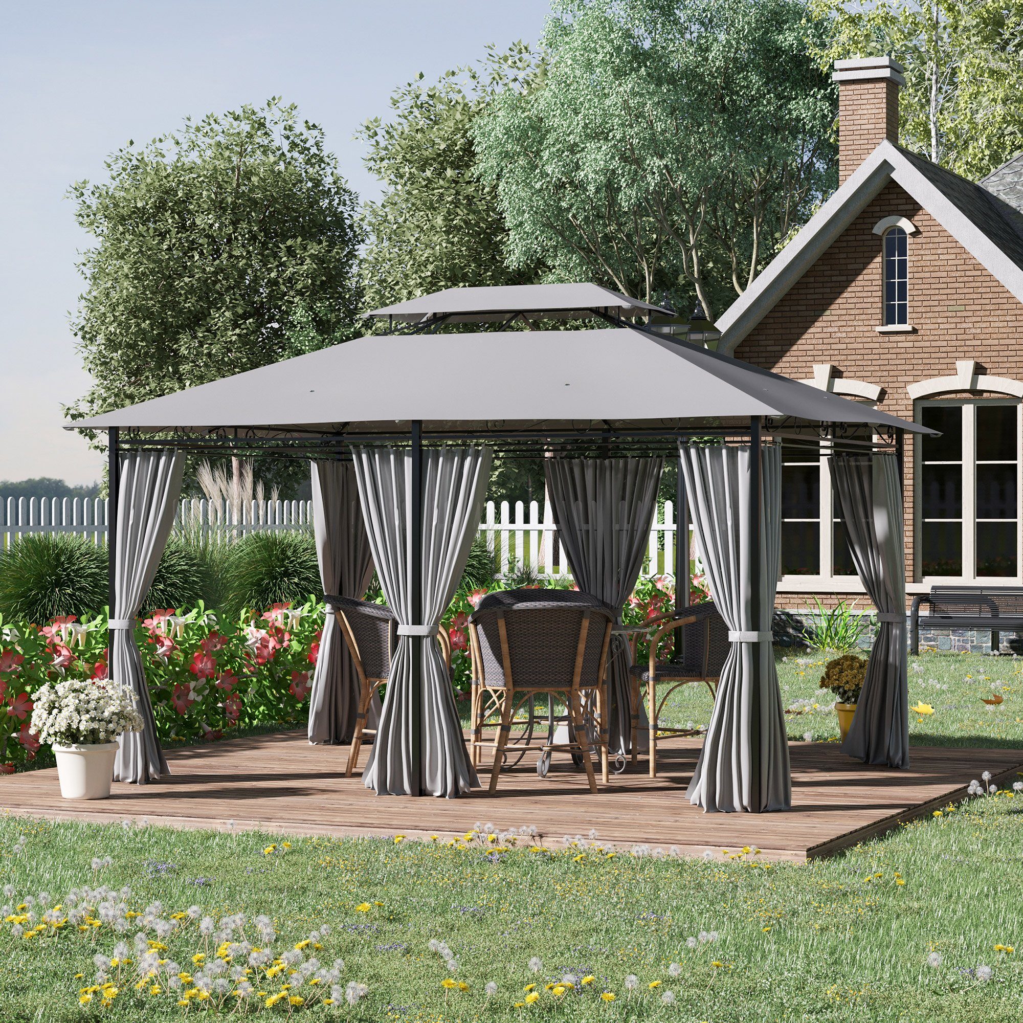 Outsunny Pavillon Pavillon