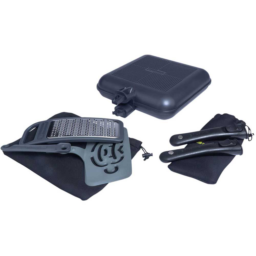 Ridge Monkey Pan Set Saucepan + Grill Connect XXL Granite Edition