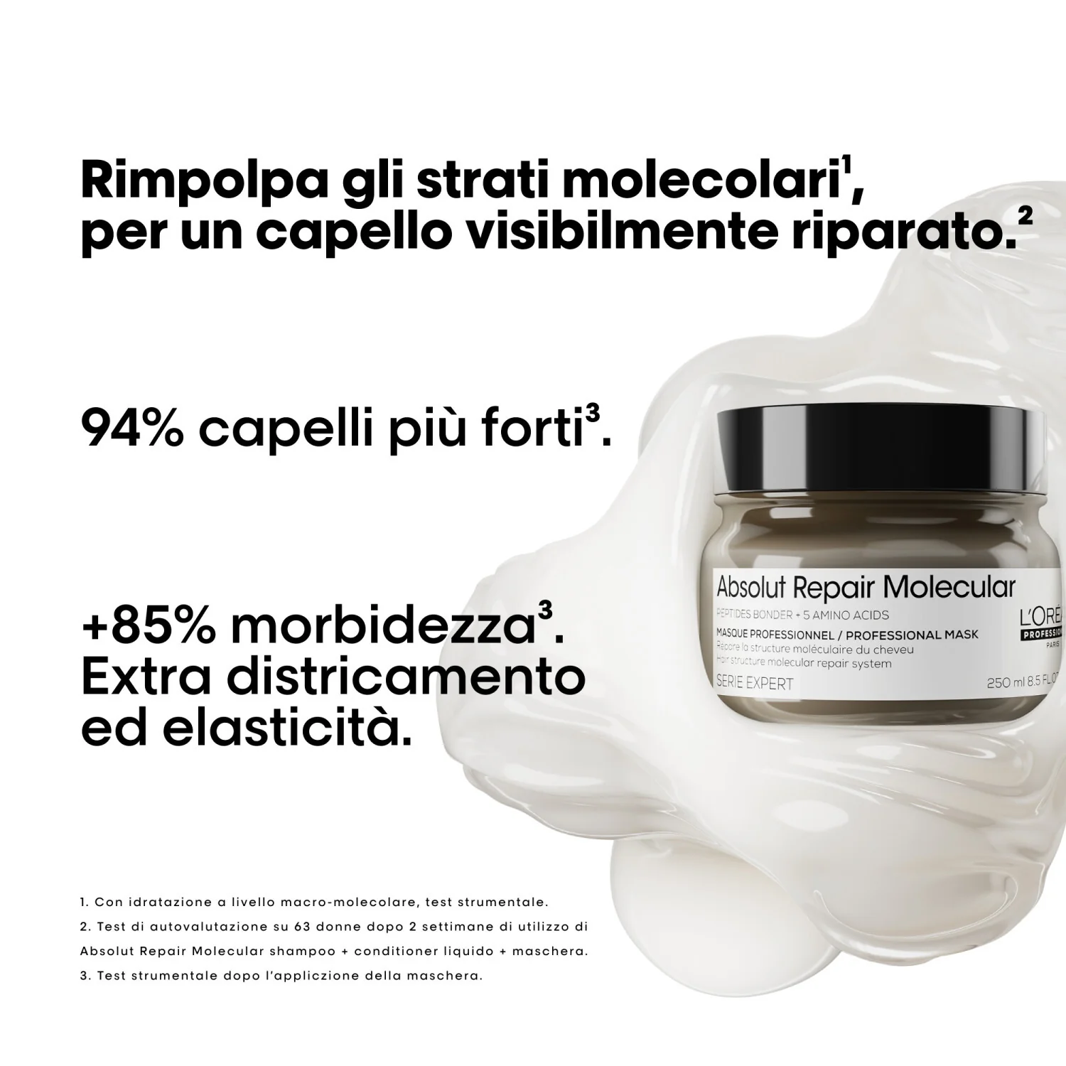 ASIANTUNTIJAN SARJA Uusi Absolut Repair Molecular Mask - Hiusten korjausnaamio
