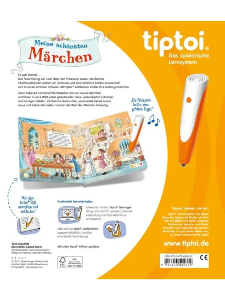 Ravensburger tiptoi® Meine schönsten Märchen günstig kaufen onesize