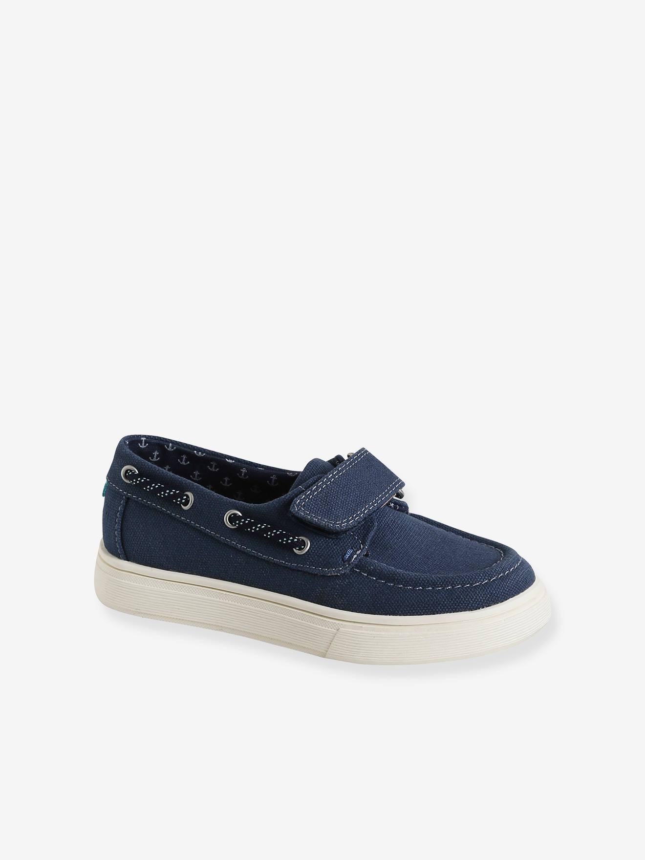 Chaussures bateau enfant bleu