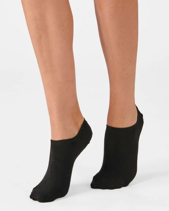 Lot de 2 paires de socquettes invisibles
