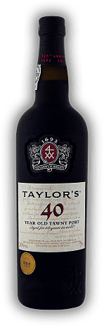 Taylor's 40 Years Taylor's 40 Years Ein sehr seltener, großartiger Tawny Port mit wunderbarer Süße und Länge. Alter 40 J. - 0,75	 Liter - Vol 20%