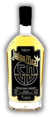 St. Kilian Judas Priest 50 Heavy Metal Years 47% St. Kilian Judas Priest 50 Heavy Metal Years 47% Anniversary Edition anlässlich des 50-jährigen Bestehens der Heavy Metal Band Judas Priest, der legendären Band aus Birmingham. 0,7	 Liter - Vol 47%