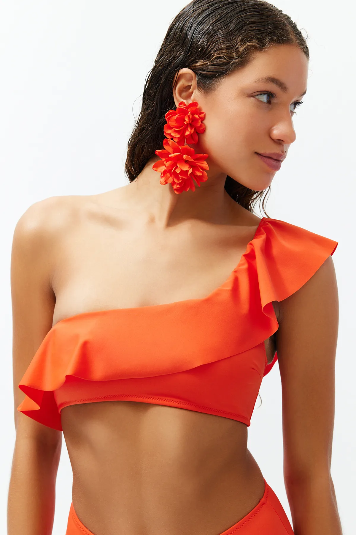 Trendyol Collection  Bikinioberteil - Rot - Unifarben