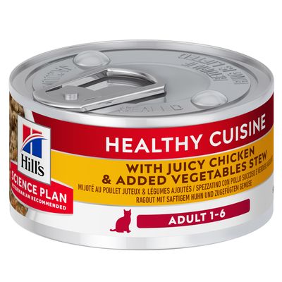 Hill's Science Plan Adult Healthy Cuisine Ragout Saftiges Huhn & Gemüse
