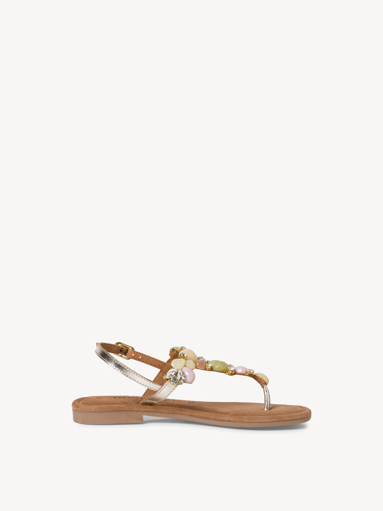 Sandale en cuir - beige