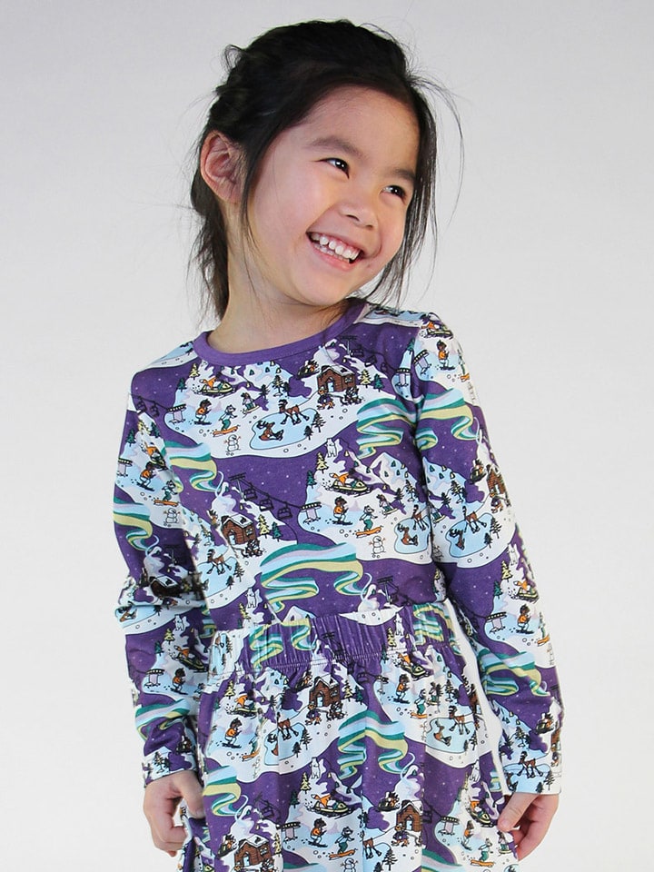 Småfolk Longsleeve in Violett/ Bunt günstig kaufen