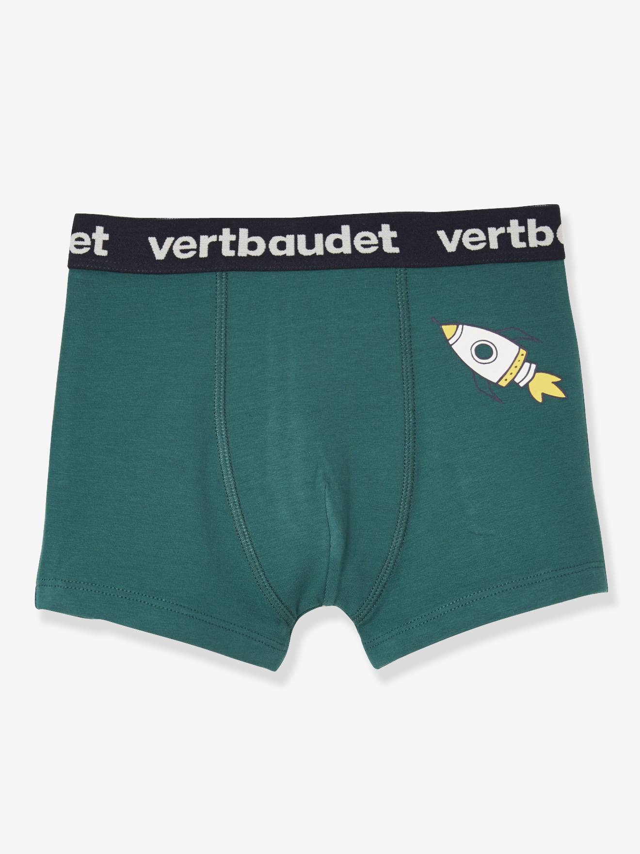 Lot de 3 boxers garçon Explorer lot bleu