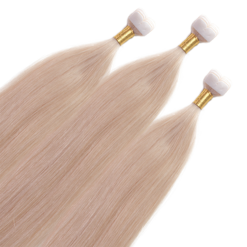 hair2heart Extensions adhesives Mini Tape Premium cheveux naturels #20 Blond cendré extensions