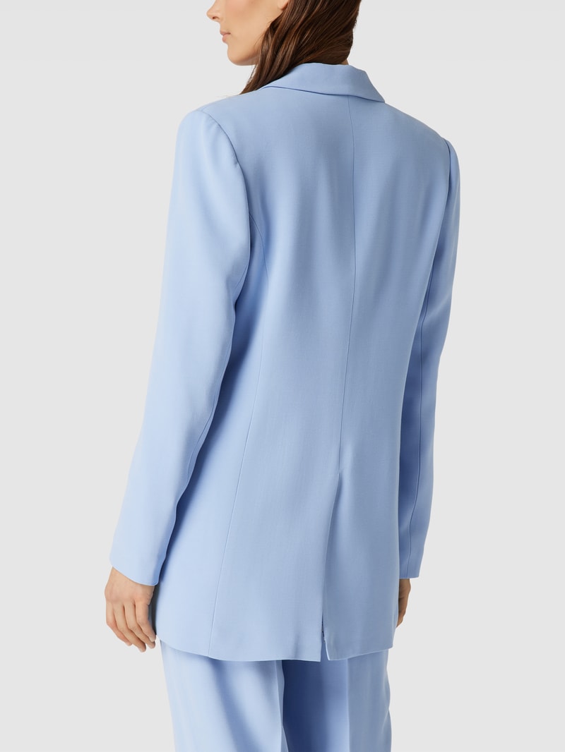 Blazer mit Reverskragen in hellblau