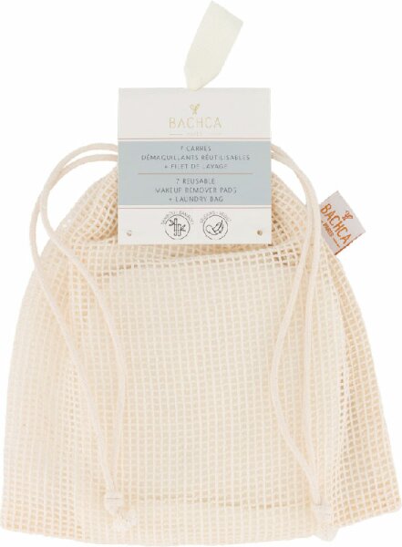 Bachca Makeup Remover Pads + Laundry Bag Augenpads