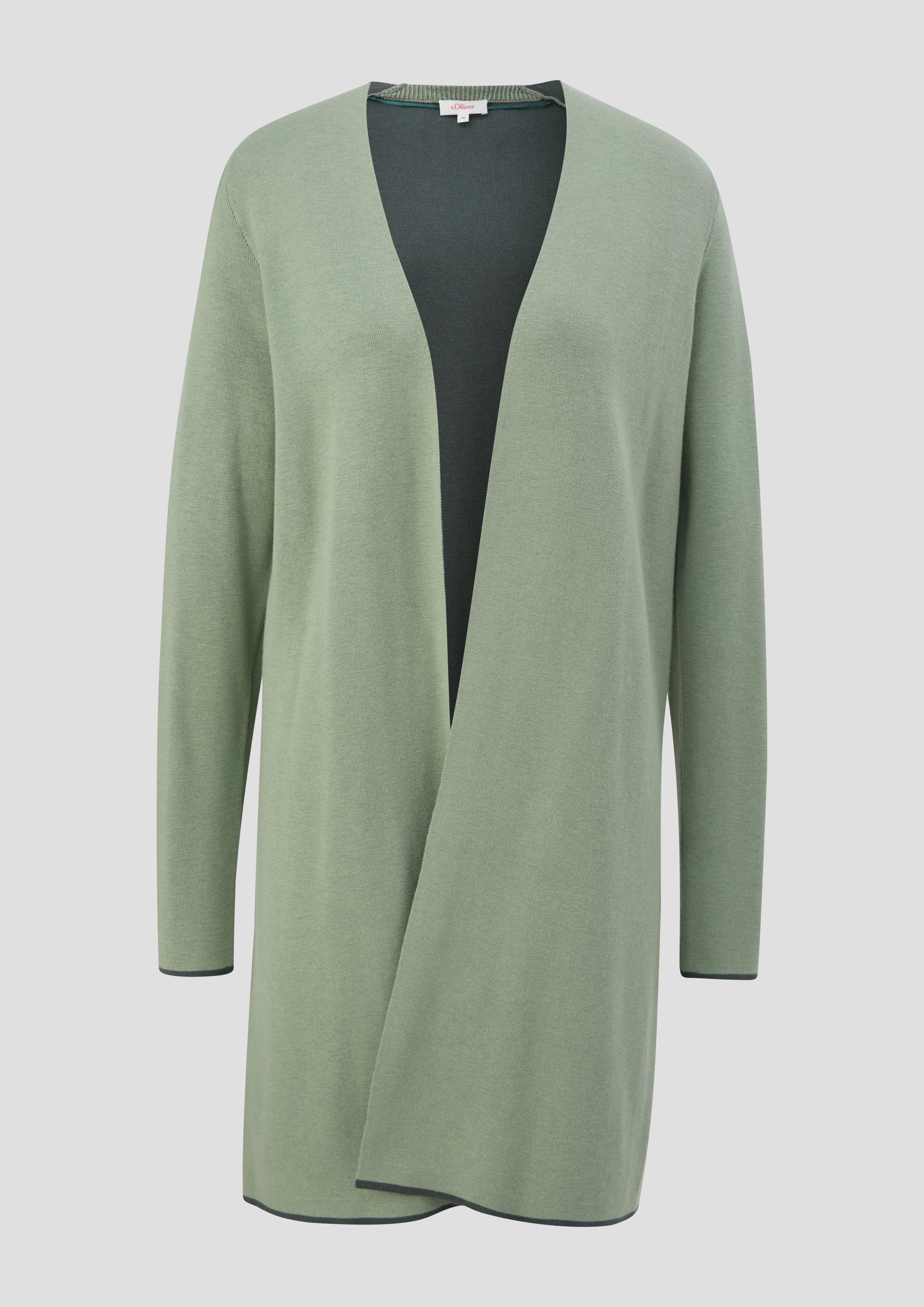 Long-Cardigan in Doubleface-Qualität  2138536-7210
