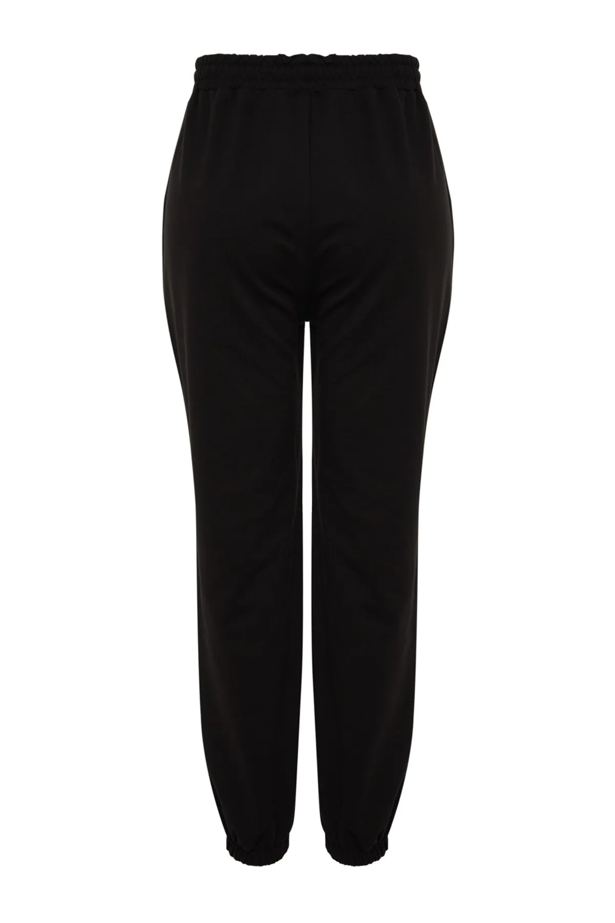 Trendyol Curve  Schwarze Jogger-Jogginghose aus elastischem Strick TBSSS22EA0065