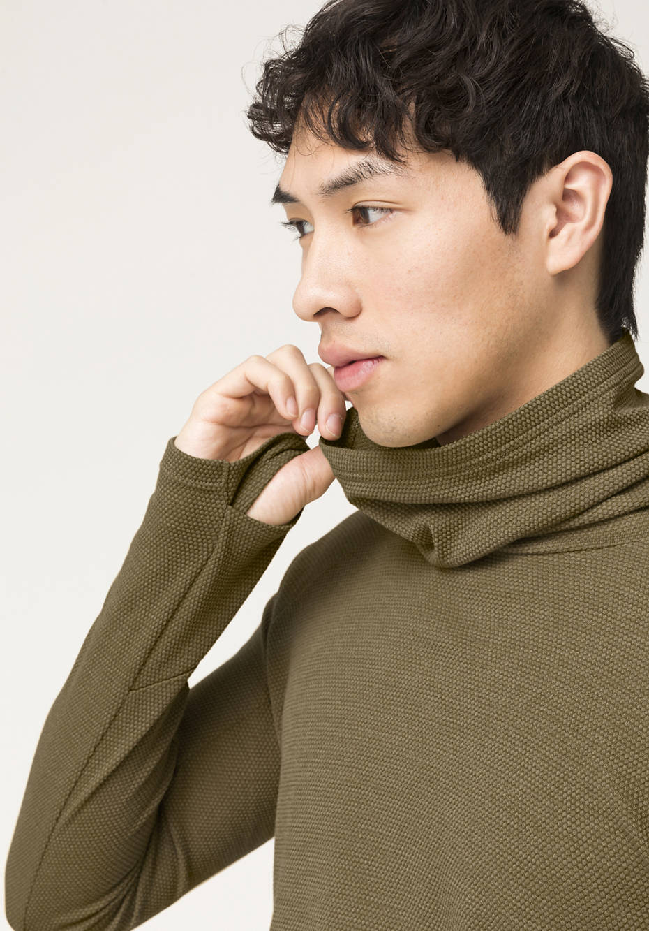 Performance-Shirt aus Bio-Merinowolle mit Bio-Baumwolle