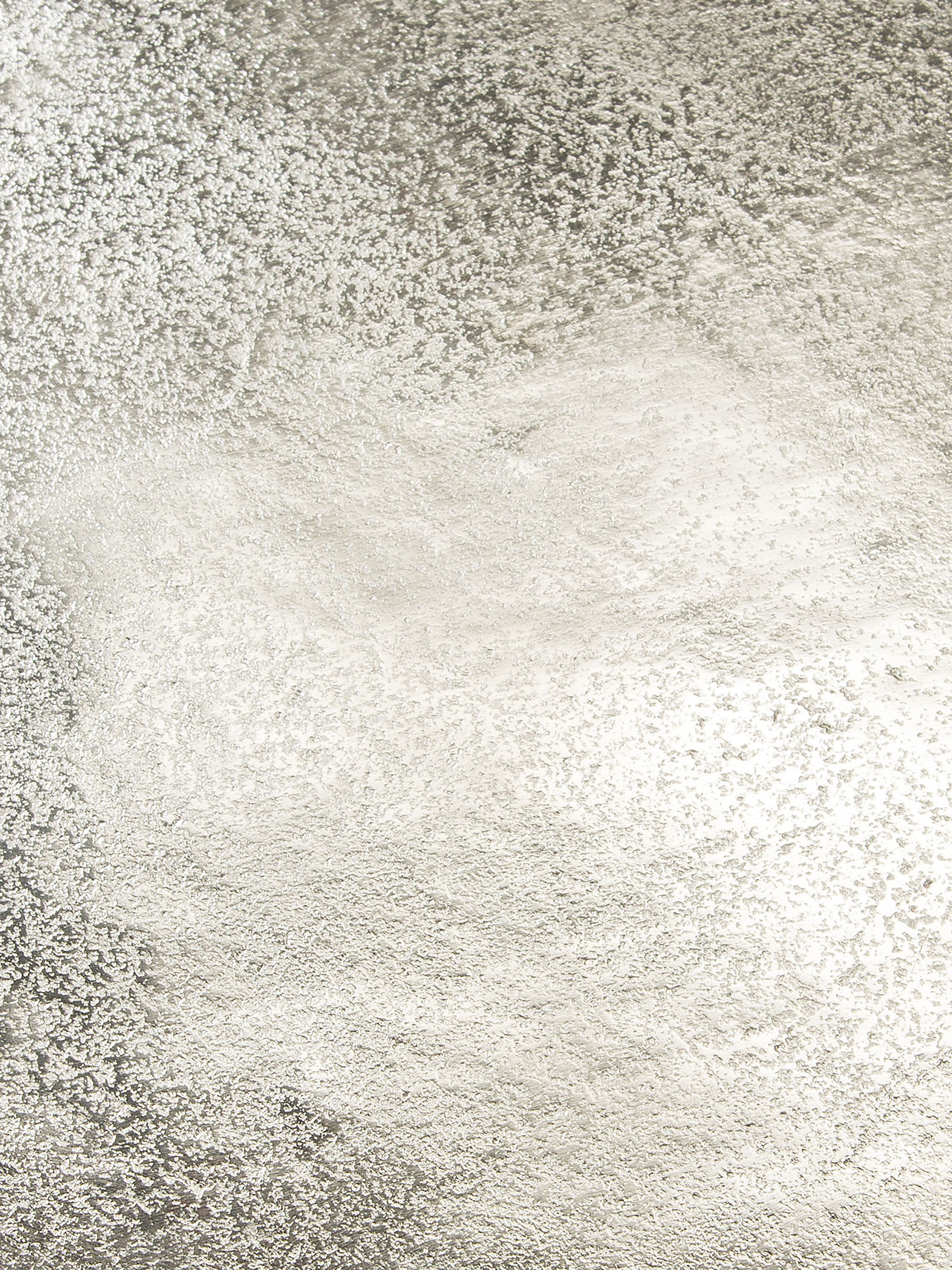 Raw Silver Finish Tisch, Silber