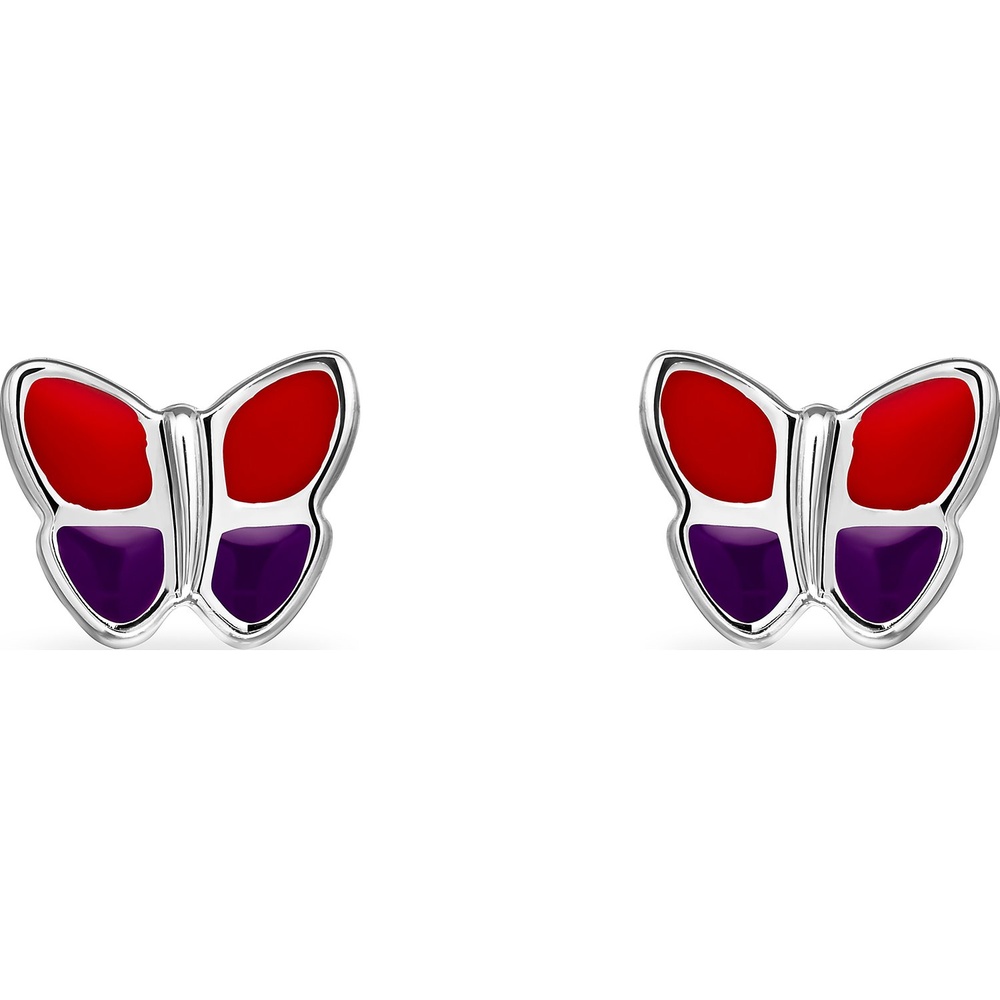 FAVS Boucles d'oreilles à fermoir à poussette 925 Argent Boucles d'oreilles