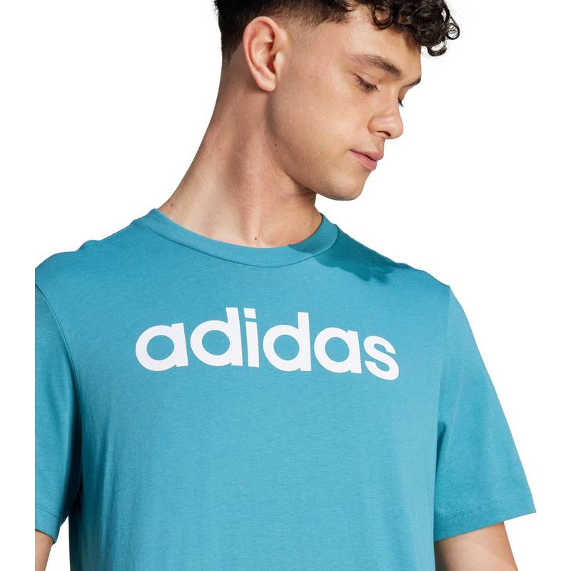 adidas ESSENTIALS LINEAR EMBROIDERED LOGO T-Shirt Herren