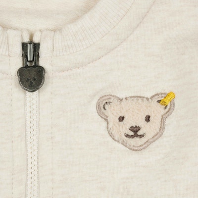Sweatjacke, beige für Mädchen
