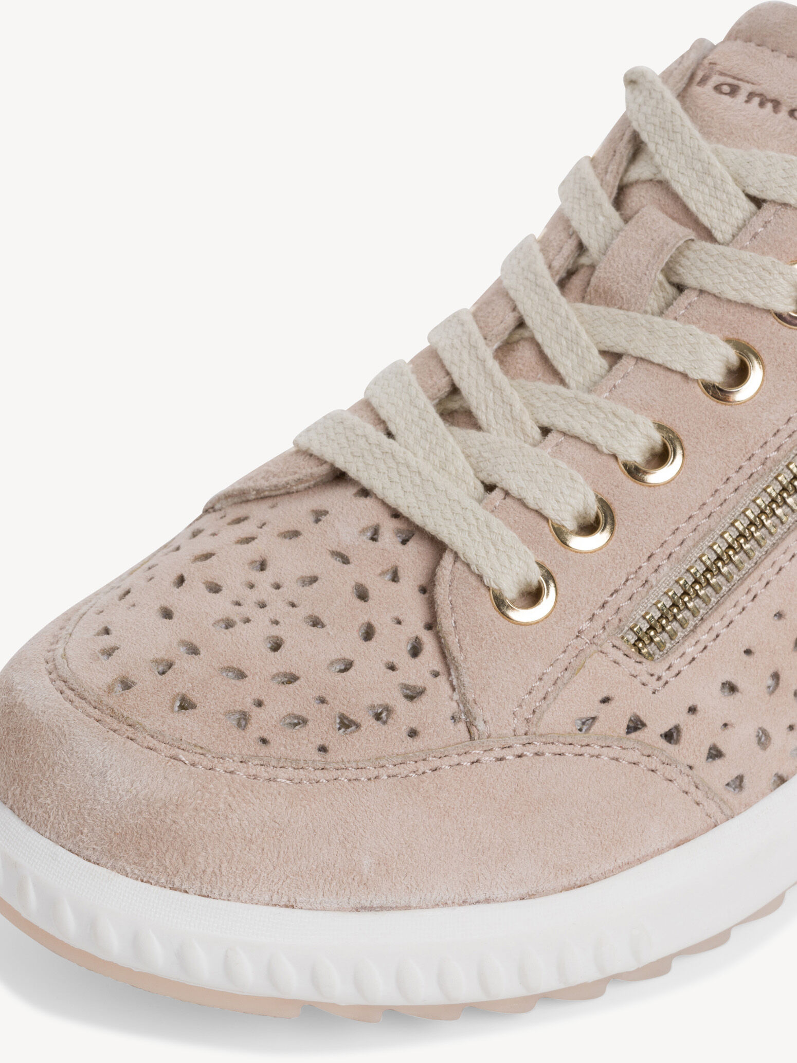 Basket en cuir - beige