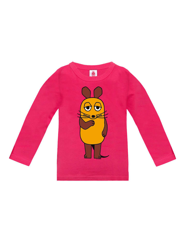 Logoshirt Langarmshirt Die Sendung mit der Maus - Die Maus in pink günstig kaufen