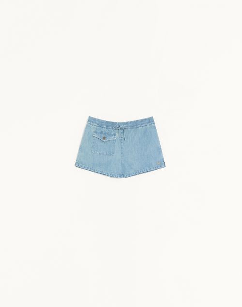 Denim shorts