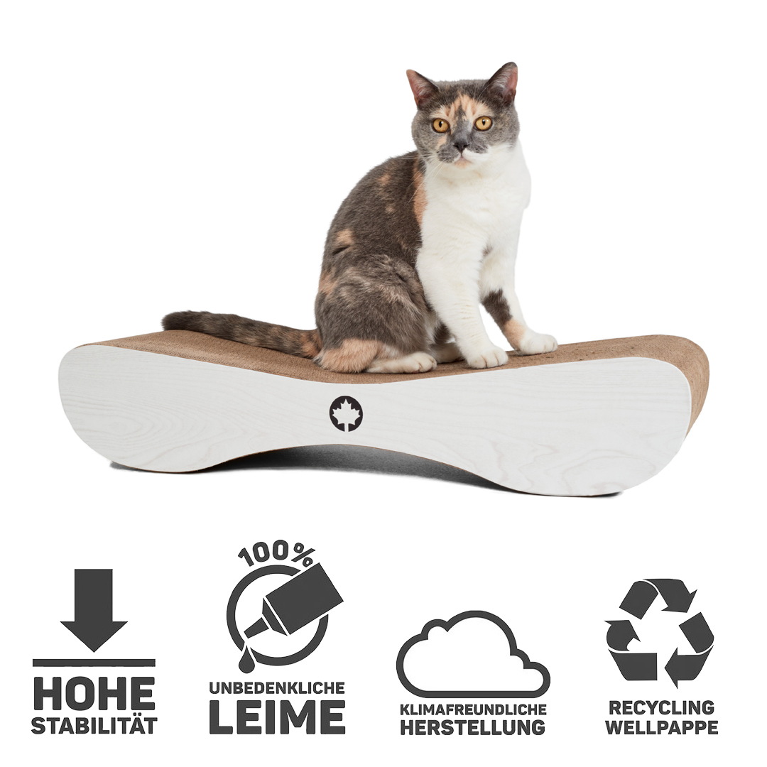 Canadian Cat Company Kratzbretter & Kratzpappen Canadian Cat Company Kratzbrett Satellite 2.0 hellgrau