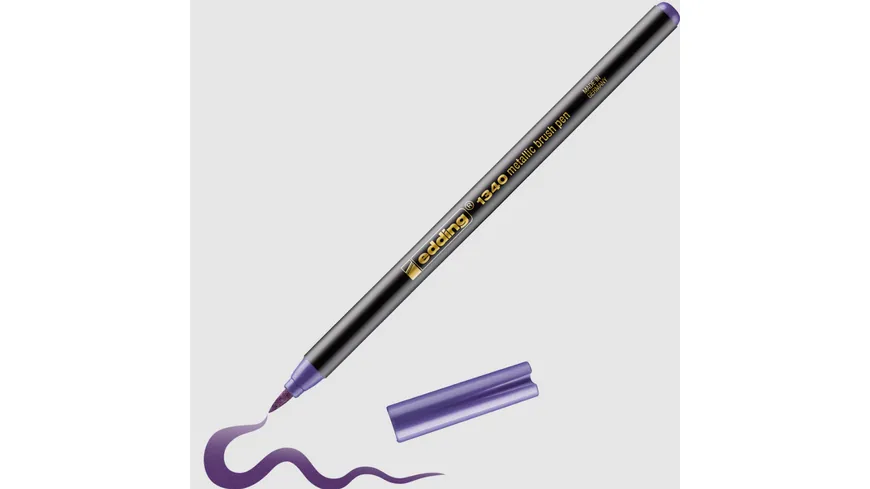 edding 1340 metallic Pinselstift violett-metallic