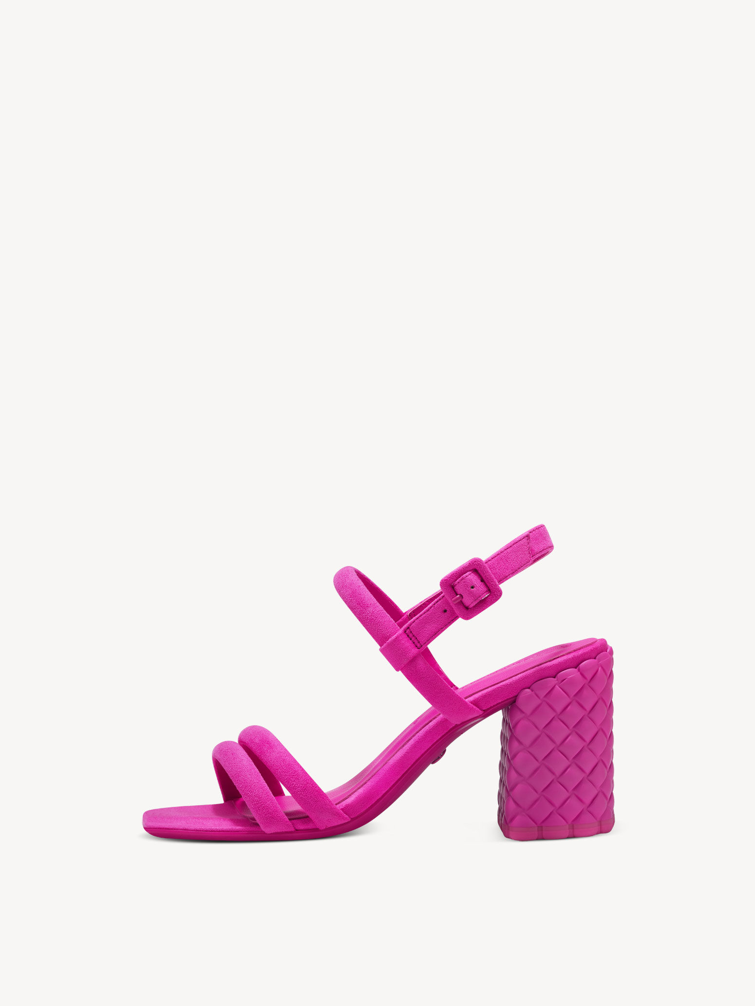 Sandale à talon - rose fuchsia
