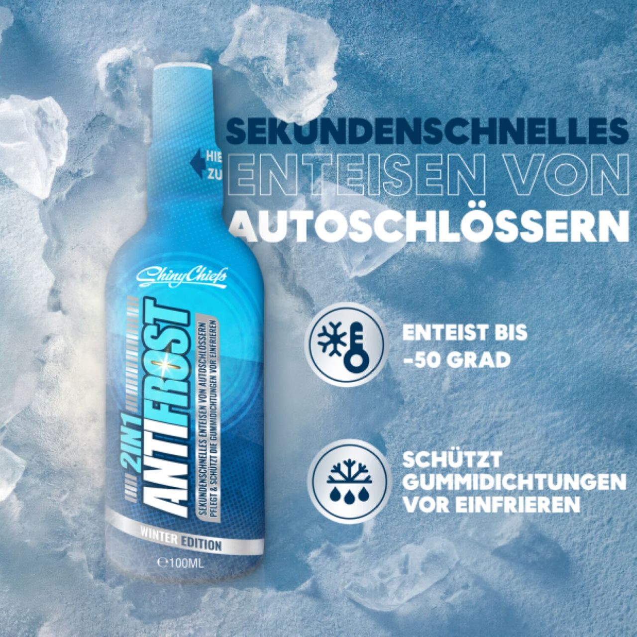 ShinyChiefs ANTIFROST - 2IN1 ENTEISER 100ML Schutz vor Eis