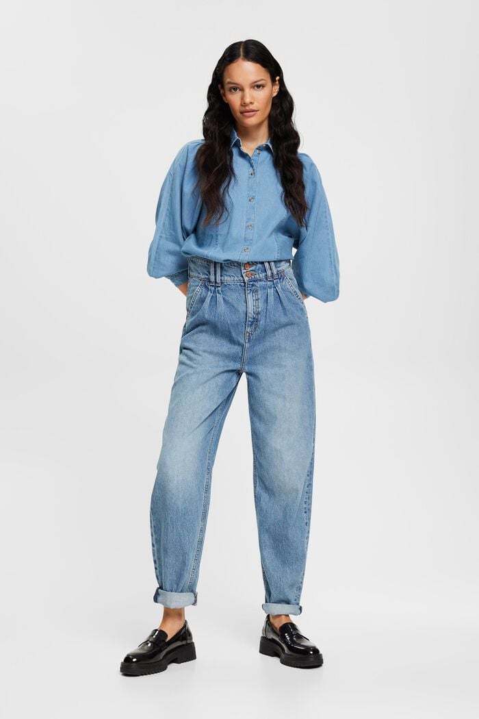 Jeansbluse aus Denim
