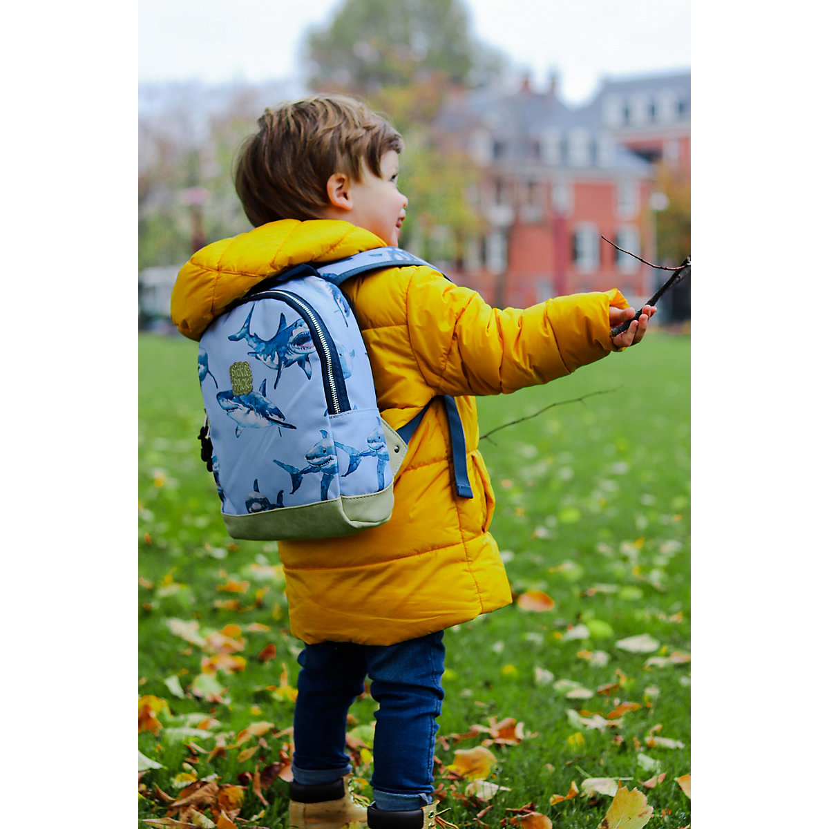 Kinderrucksack XS Shark Light Blue