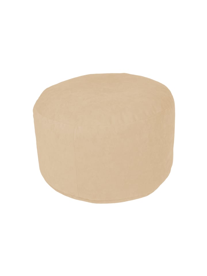 Linke Licardo Pouf Fußhocker Hocker Ø47/34 cm in beige günstig kaufen onesize