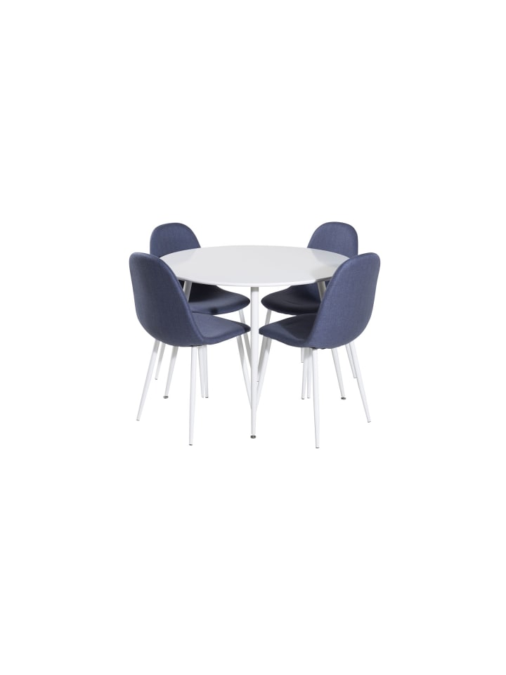 ebuy24 Essgruppe PlazaWHWH100 Weiß 100 x 100 cm günstig kaufen onesize