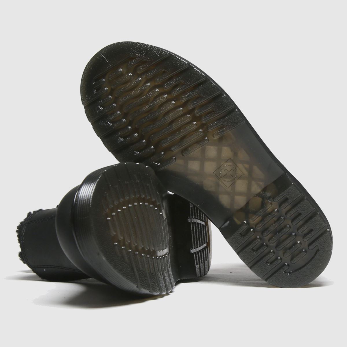 Černé dětské boty Dr. Martens 2976 leonore mono