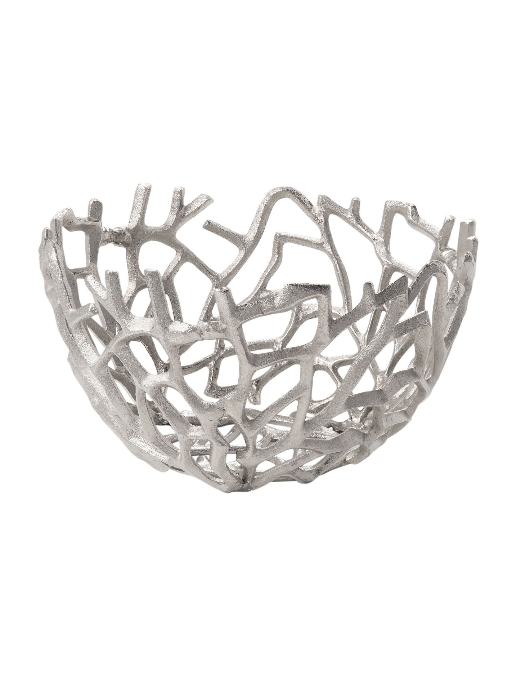Twigs Deko-Schale, Silber