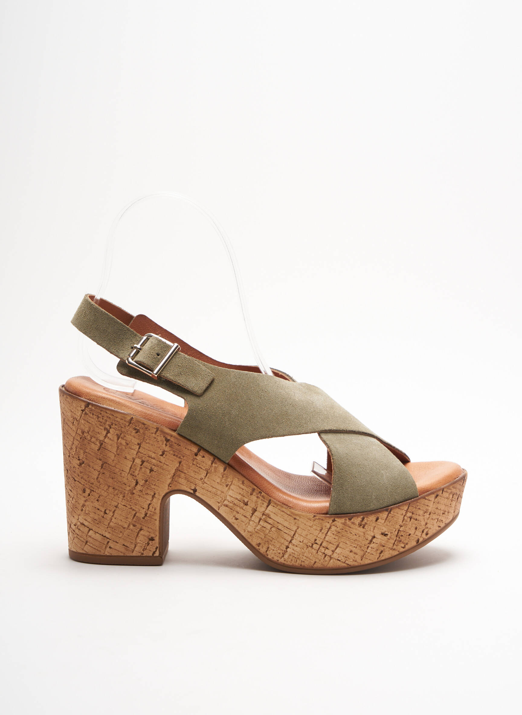 Kaola Sandales Nu Pieds Femme couleur vert