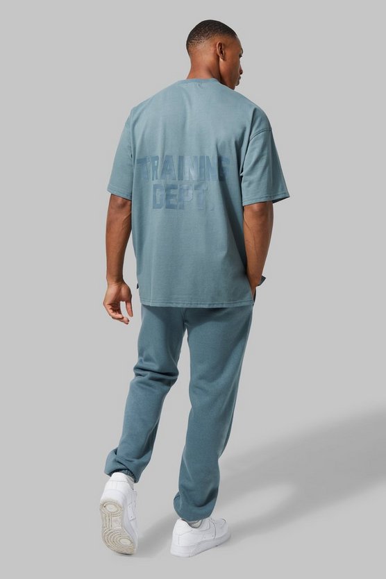 Oversize T-Shirt mit Active Training Dept Print