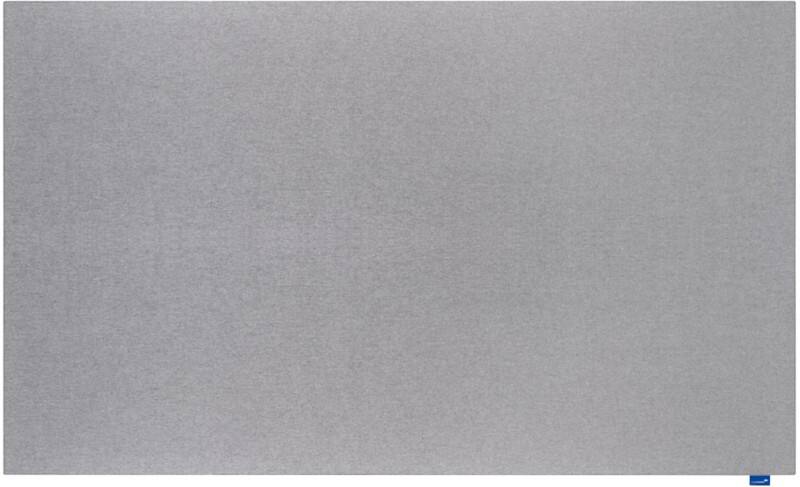 Legamaster Akustik-Pinboard Wall-Up, Textil, quiet grey, 200 x 119,5 cm