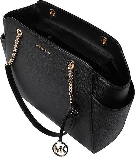 Michael Kors Damen Schultertasche JACQUELYN MD TZ CHAIN TOTE aus Leder
