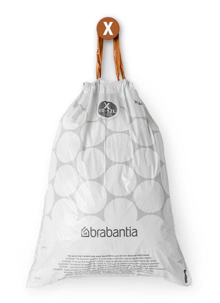 Sacs poubelle Brabantia Perfect Fit X 10-12L, 200 pièces