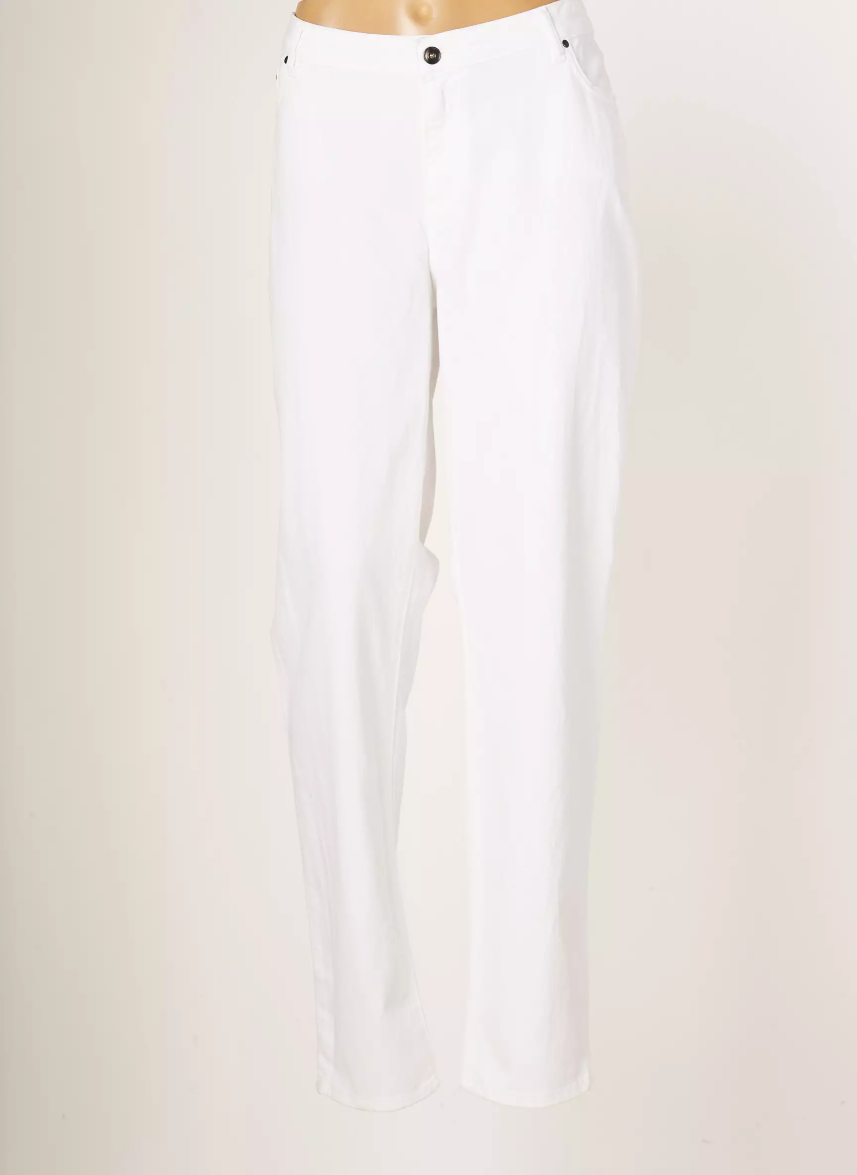 Jumfil Pantalons Droits Femme couleur blanc