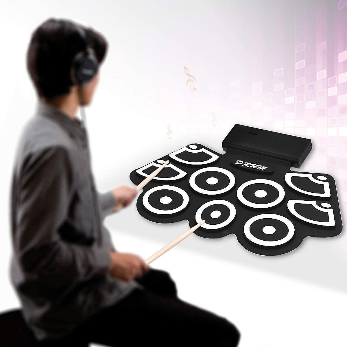 E-Drum Faltbar 9 Pads
