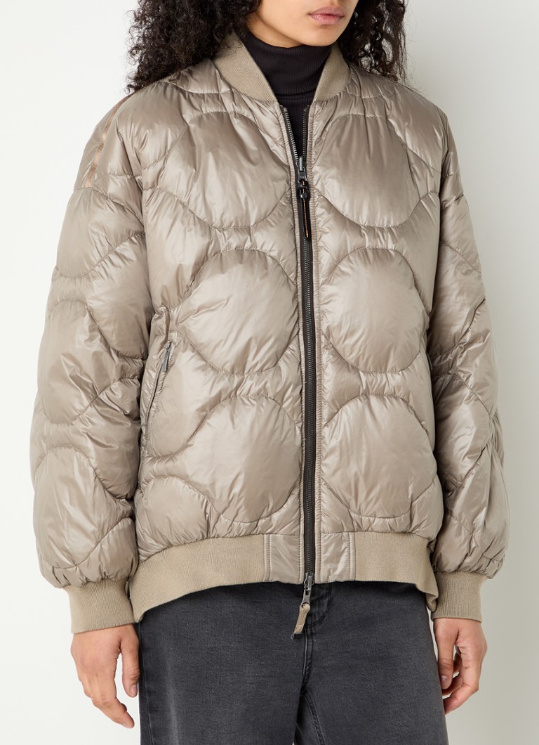 Giacca bomber trapuntata reversibile Parajumpers con imbottitura in piuma