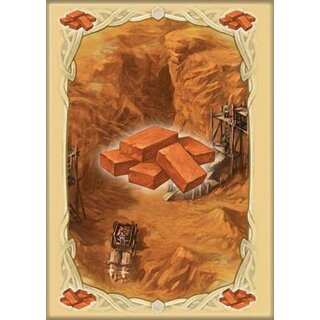 Catan Magnet - Clay