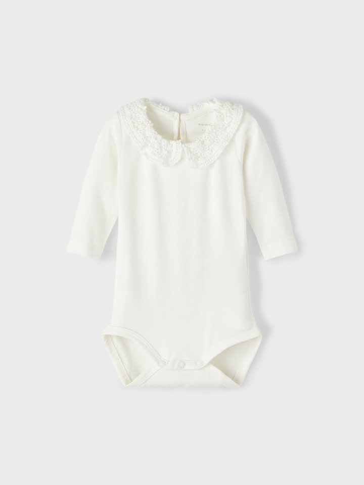 name it Spitzenkragen-Body festlich in white alyssum günstig kaufen