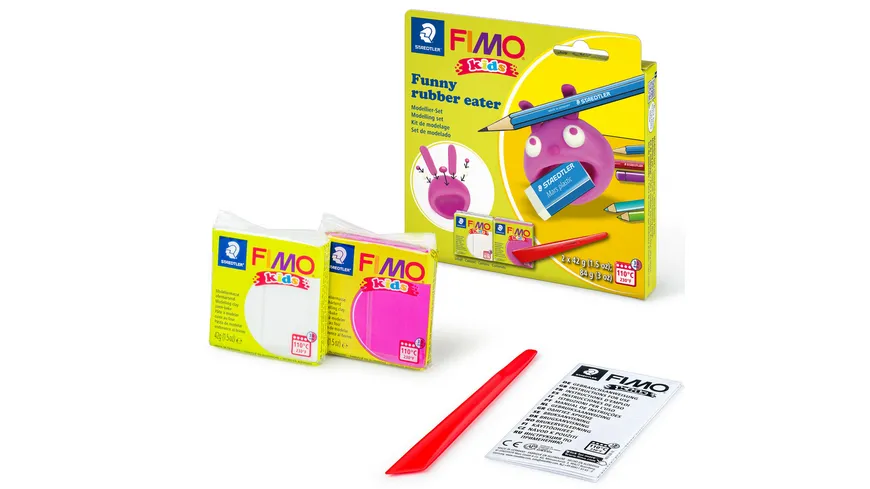 STAEDTLER Modelliermasse FIMO® Kids funny papers kit 84 g